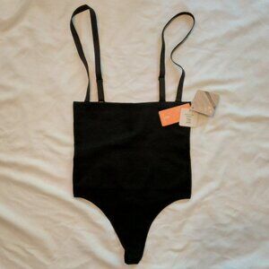 Feelin Girl Womens Black Non-slip Seamless Thong Tummy Control Body Shapewear 👗